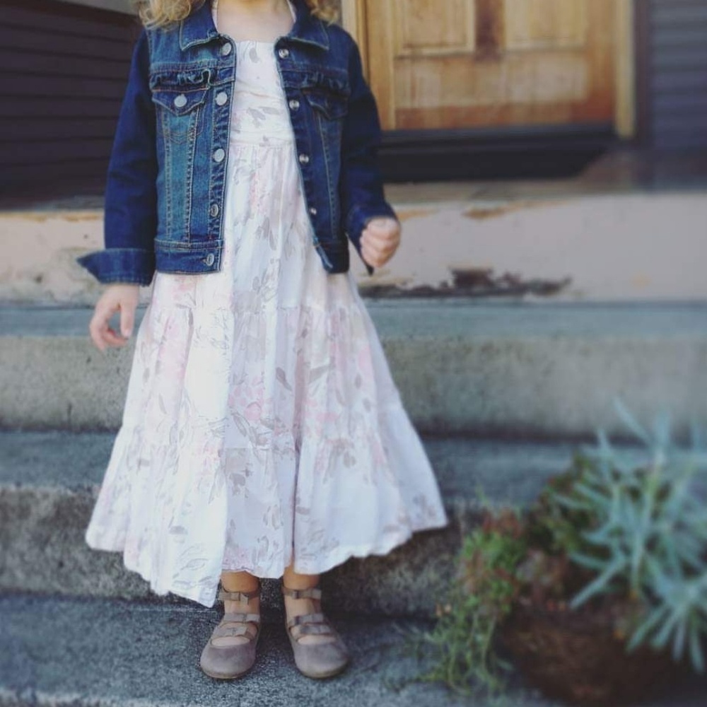 Girls flowy summer dress